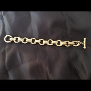 Judith Ripka silver link bracelet